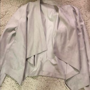 Adorable reversible suede/leather blazer